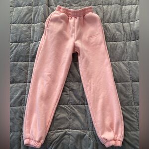 Comfrt Pastel Sweatpants in Bubblegum size XS